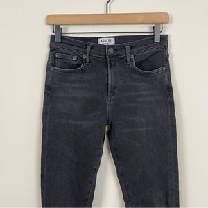 AGOLDE Sophie Ankle Shout Mid-Rise Skinny Jeans